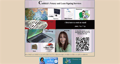 Desktop Screenshot of caddicksnotary.com